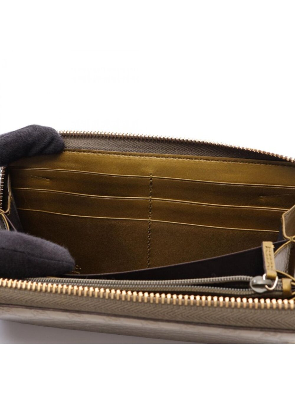 Gucci Round Wallet Lovely Micro Guccissima Gold Leather - Picture 7 of 7
